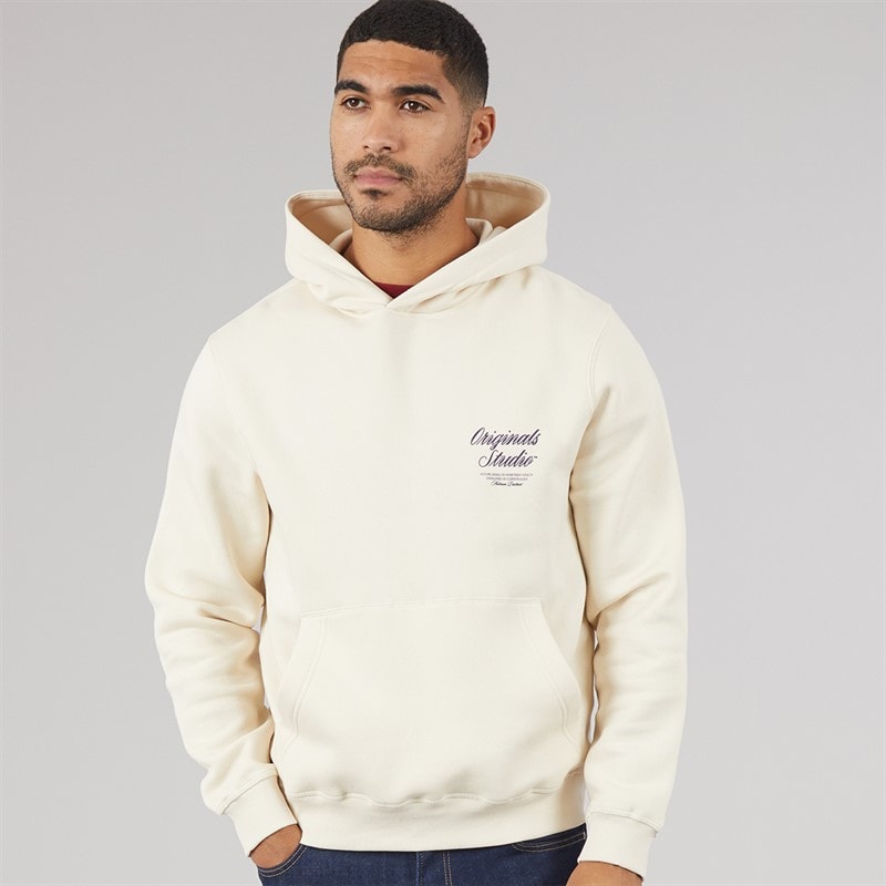 JACK & JONES Herren Norrebro Hoodie Antique White - Bild 2