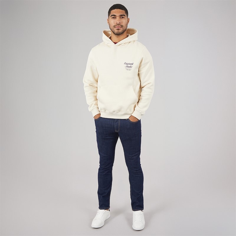JACK & JONES Herren Norrebro Hoodie Antique White - Bild 4