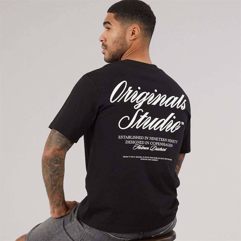 JACK & JONES T-shirt Norrebro Homme Noir - Image 1