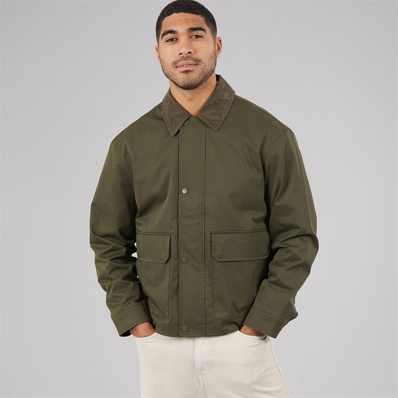 JACK & JONES Heren Rivier Utility Jas Forest Night - Afbeelding 3