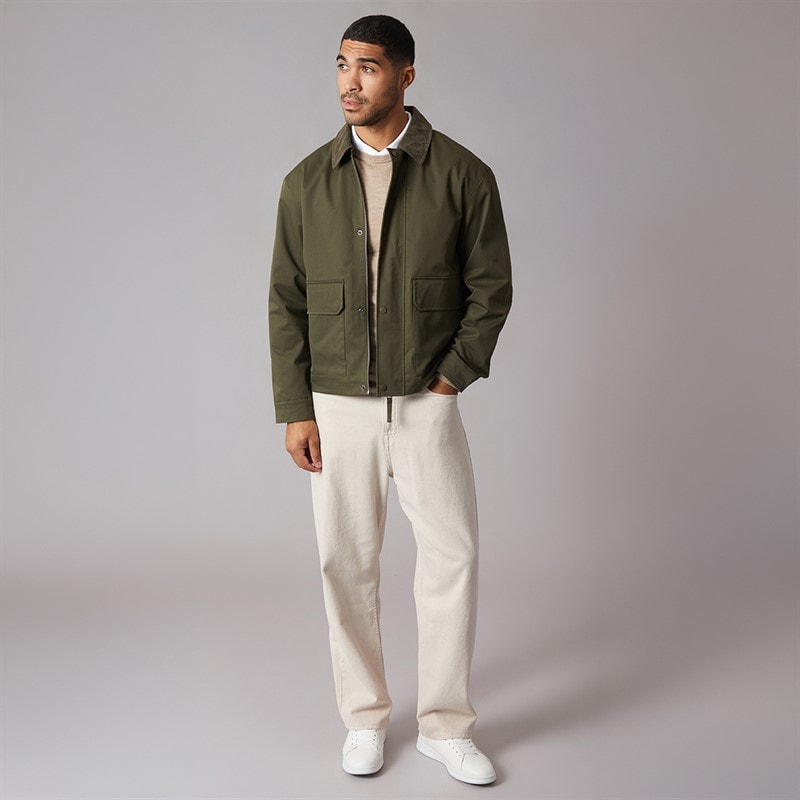 JACK & JONES Heren Rivier Utility Jas Forest Night - Afbeelding 4