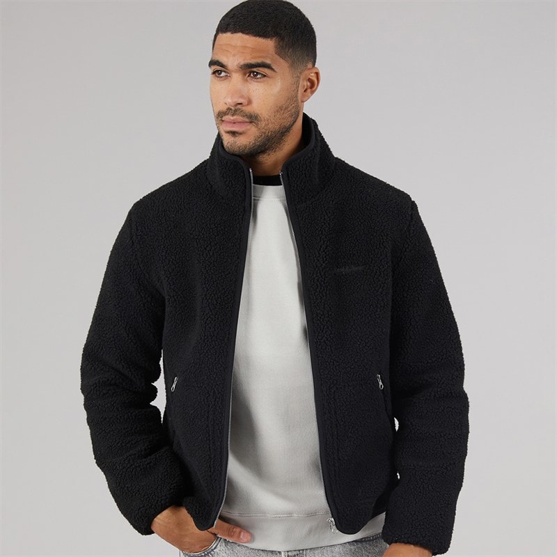 JACK & JONES Kurtka dla niego Norrebro Teddy kolor Czarny
