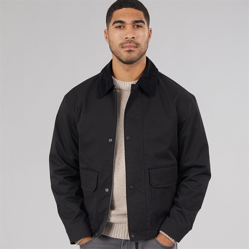 JACK & JONES Heren Rivier Utility Jas Zwart - Afbeelding 2