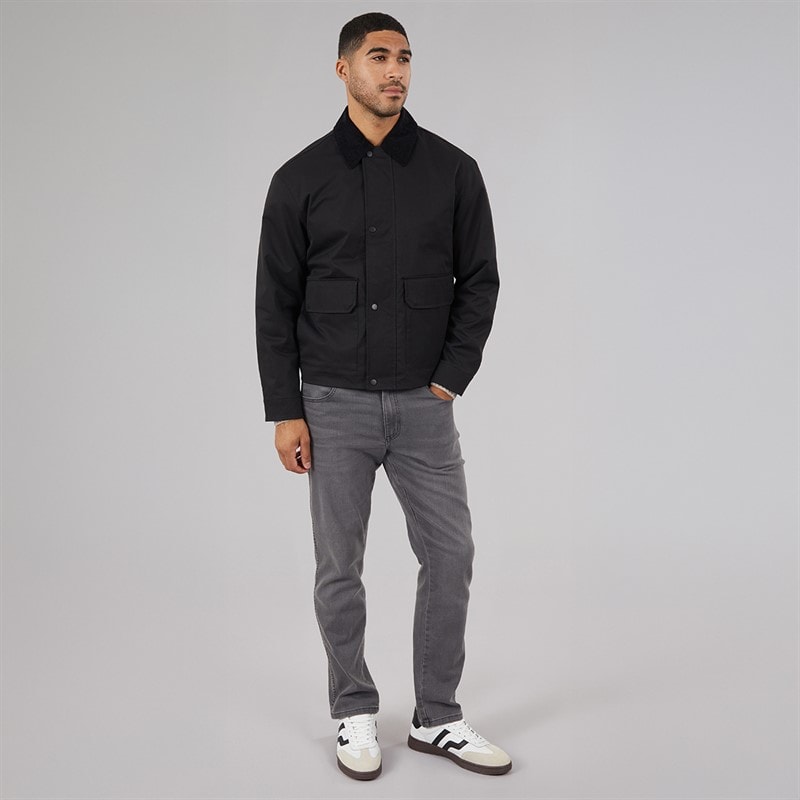 JACK & JONES Heren Rivier Utility Jas Zwart - Afbeelding 4