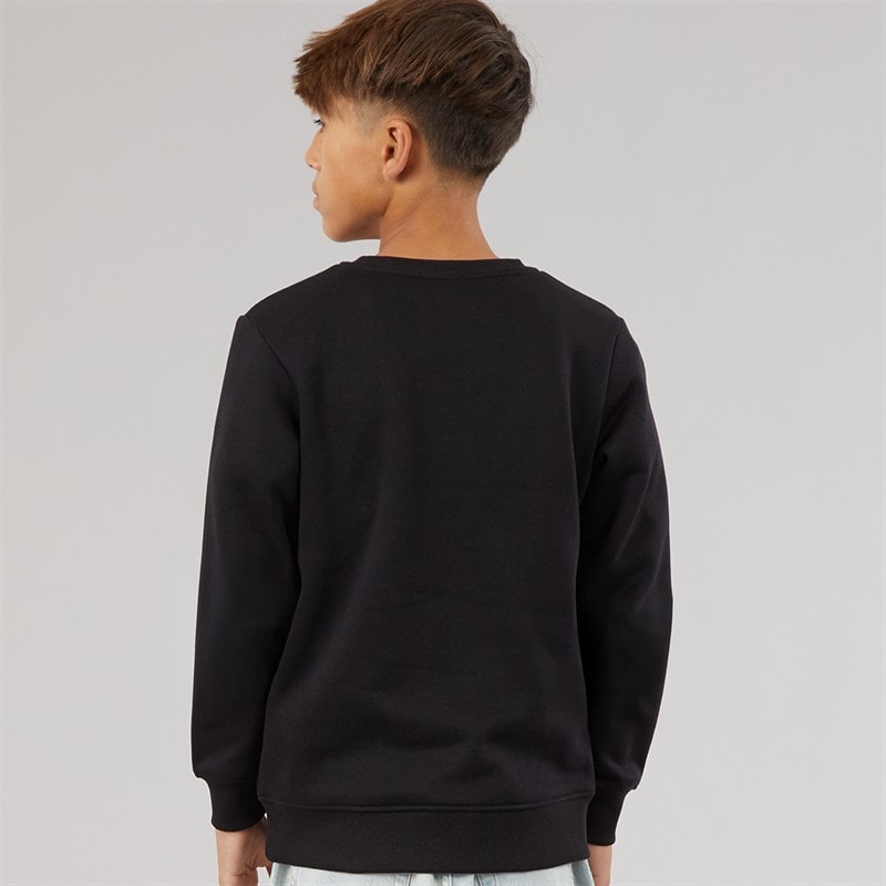 JACK & JONES Junge Munk Sweatshirt Schwarz - Bild 2