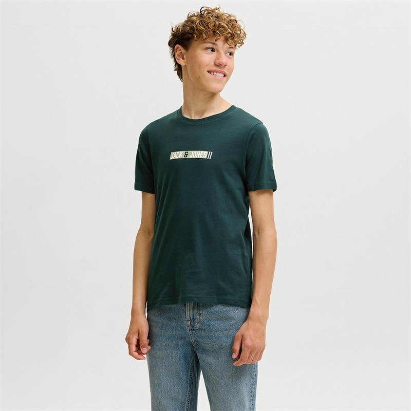 JACK & JONES Junge Munk T-Shirt Scarab - Bild 1