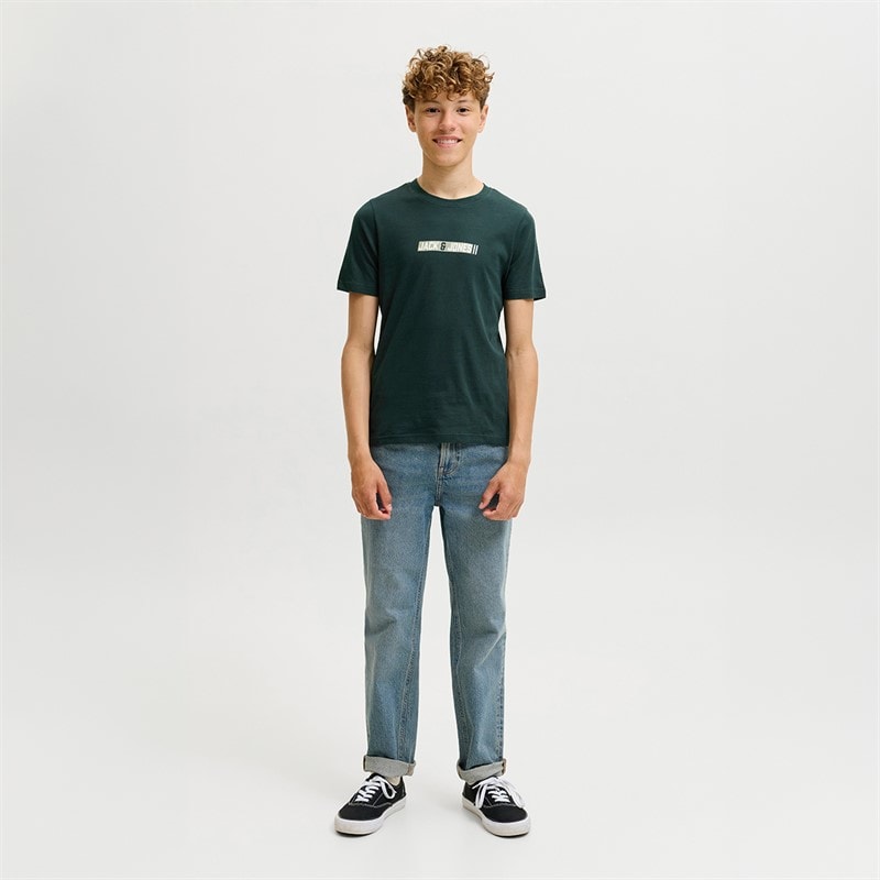 JACK & JONES Junge Munk T-Shirt Scarab - Bild 4