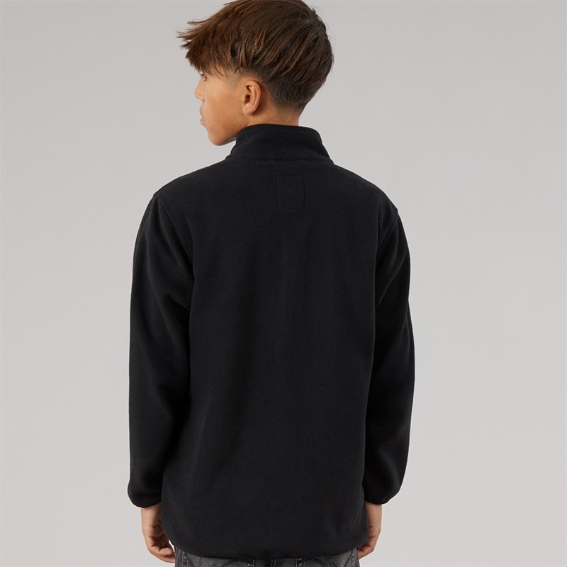 JACK & JONES Garçon Polaire Full Zip Flamme Noir - Image 2