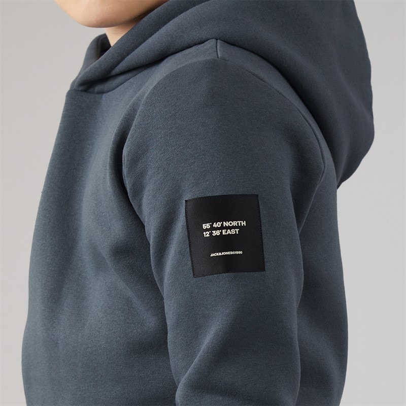 JACK & JONES Junge Cleveland Hoodie Turbulence - Bild 3