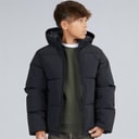 JACK & JONES Veste Matelassée Surface Garçon Noir