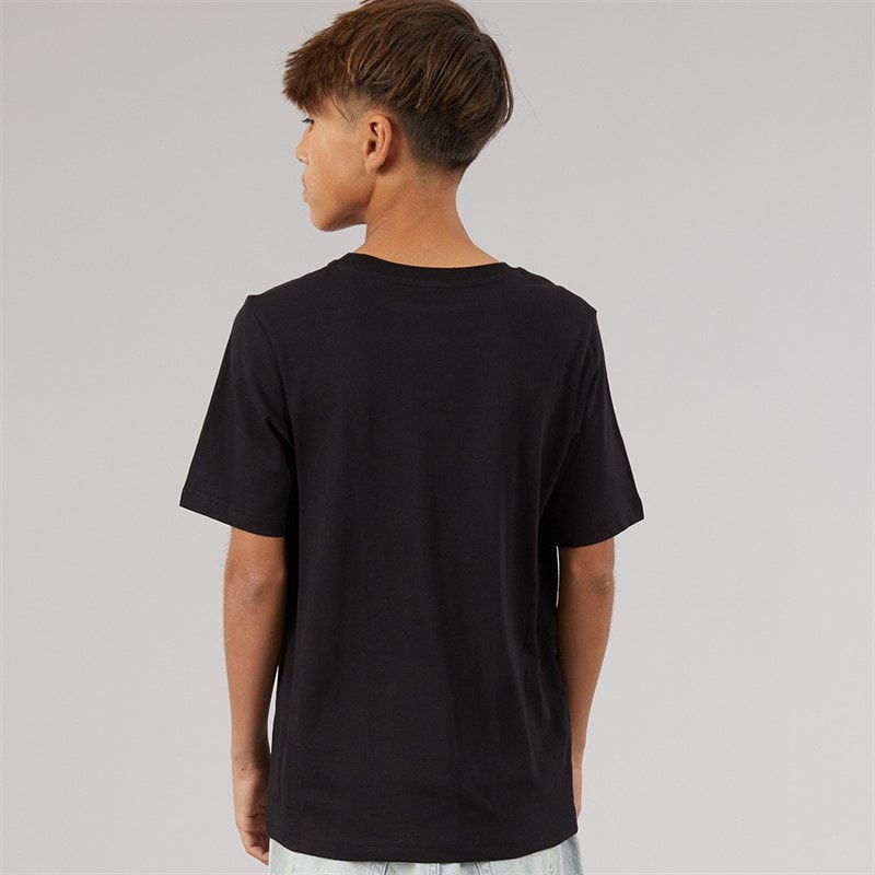 JACK & JONES Junge Munk T-Shirt Schwarz - Bild 2