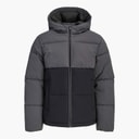 JACK & JONES Veste doudoune Surface Garçon Asphalt/Noir
