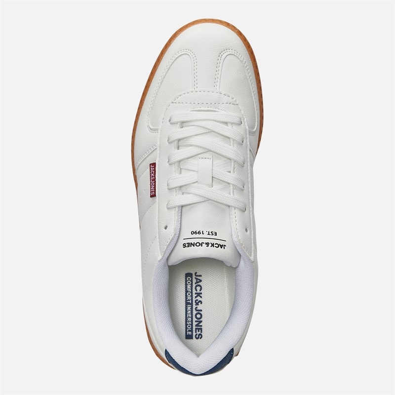JACK & JONES Baskets Junior Garçon Hype PU Bright White - Image 4