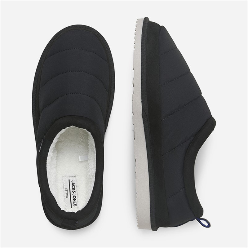 JACK & JONES Heren Puff Mule Slippers Anthracite - Afbeelding 3