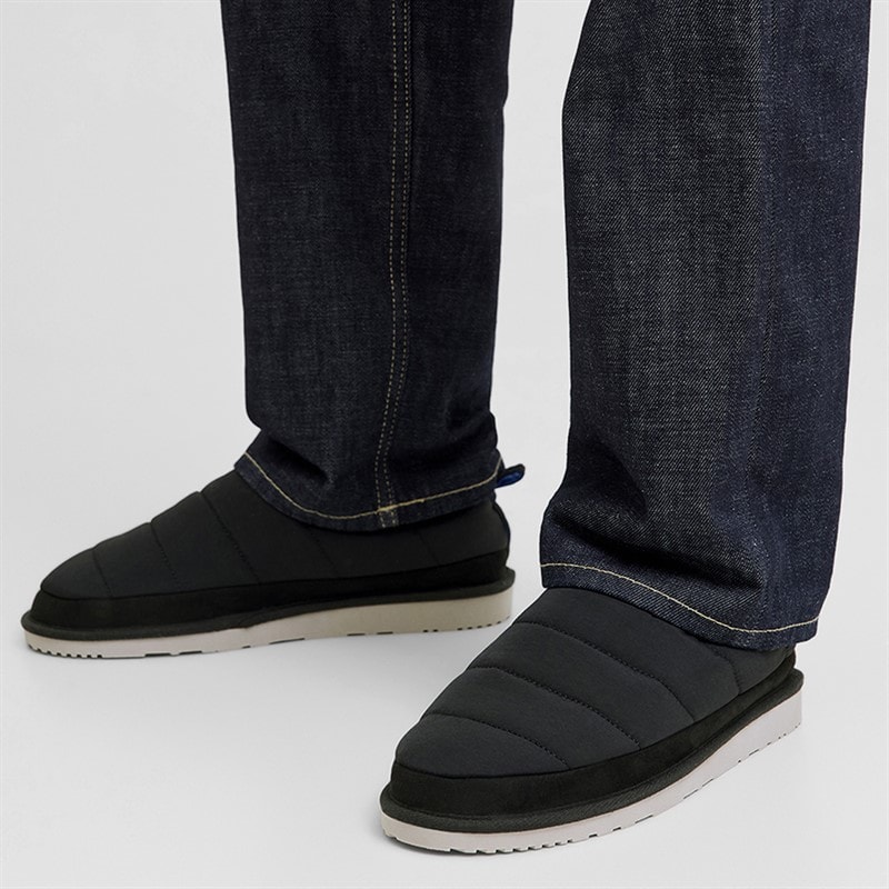 JACK & JONES Heren Puff Mule Slippers Anthracite - Afbeelding 4
