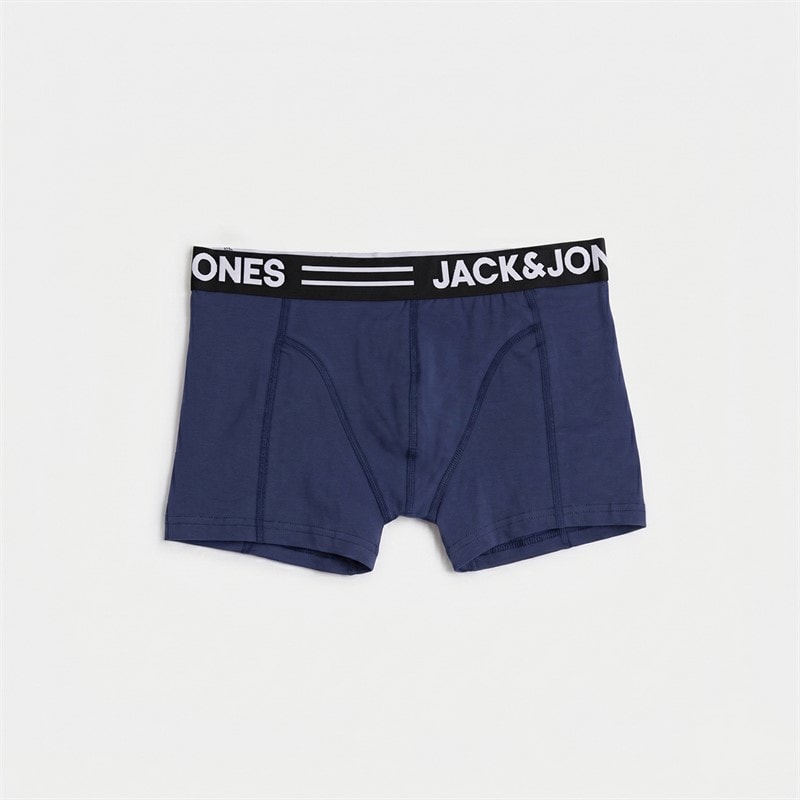 JACK & JONES Heren Sense Effen Set van 7 Boxers Zwart/Dark Navy/Dark Navy/Oceana/Oceana/Zwart/Zwart - Afbeelding 3
