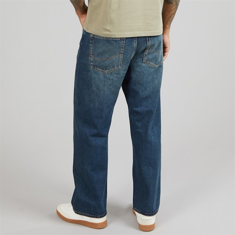 JACK & JONES Heren Ted Original 918 Loose Straight Blue Denim - Afbeelding 2