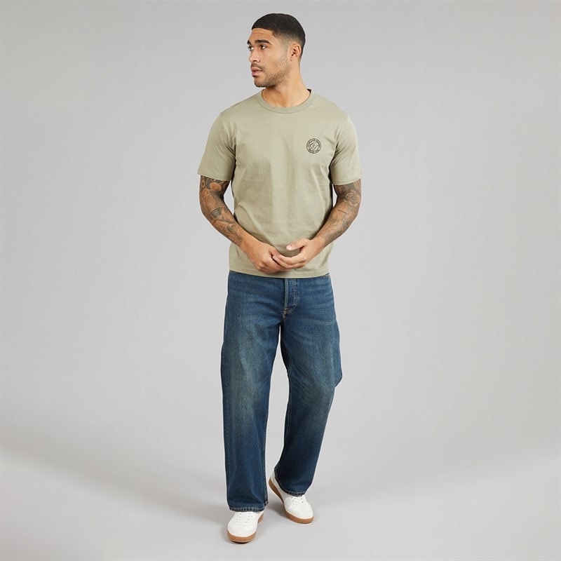 JACK & JONES Heren Ted Original 918 Loose Straight Blue Denim - Afbeelding 4