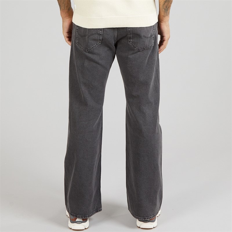 JACK & JONES Heren Toby Original 737 wijde jeans Black Denim - Afbeelding 2