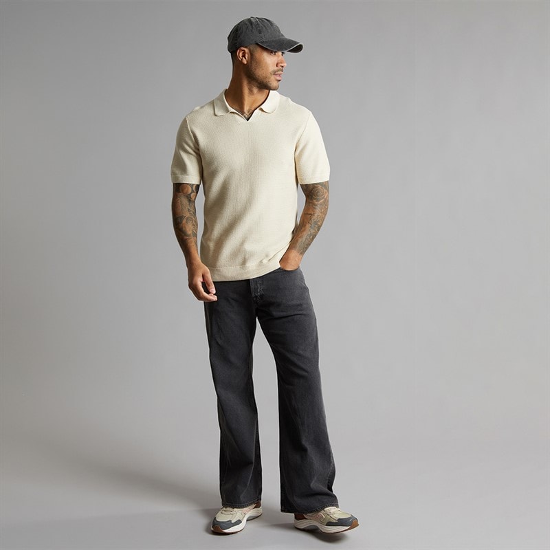 JACK & JONES Heren Toby Original 737 wijde jeans Black Denim - Afbeelding 4