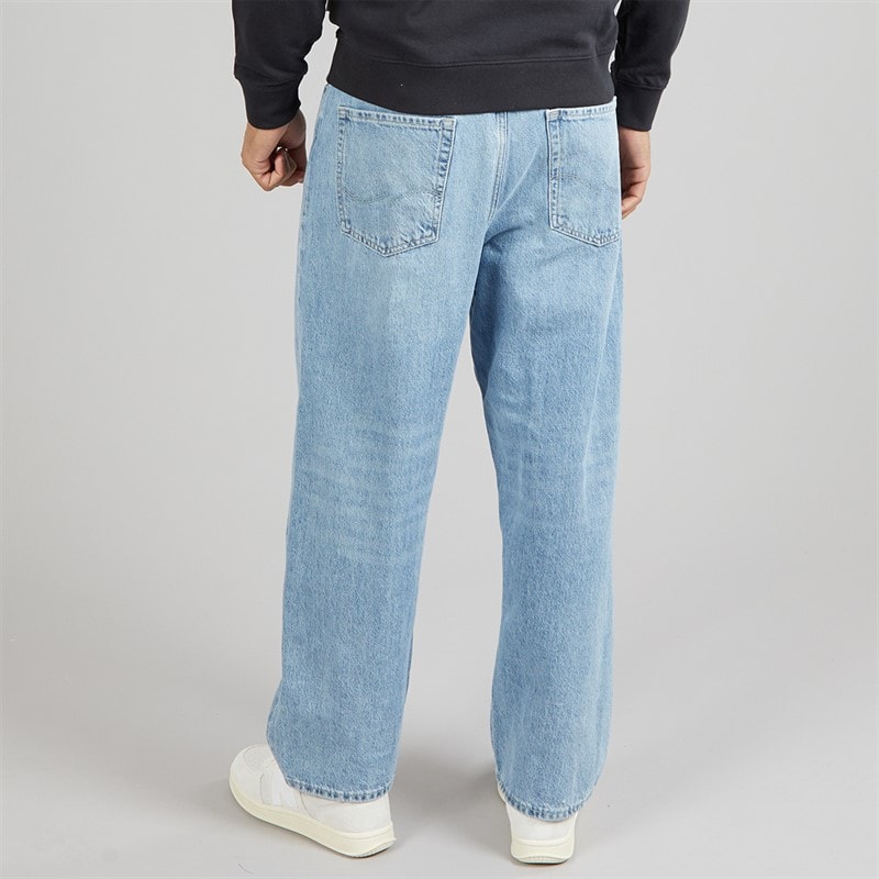 JACK & JONES Heren Ron Original AM 192 Loose Jeans Blue Denim - Afbeelding 2