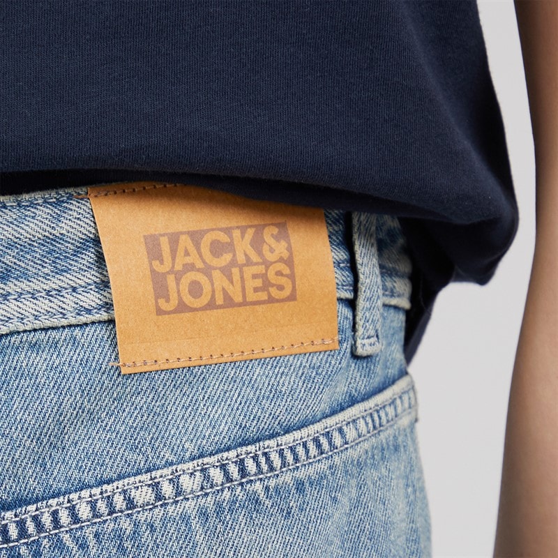 JACK & JONES Jongens Alex Orginal AKM 308 Baggy Fit Jeans Blue Denim - Afbeelding 3