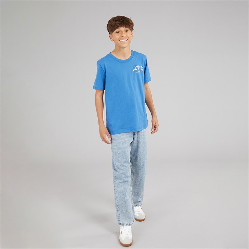 JACK & JONES Jeans Garçon Chris Original AKM 932 Coupe Ample Blue Denim - Image 4