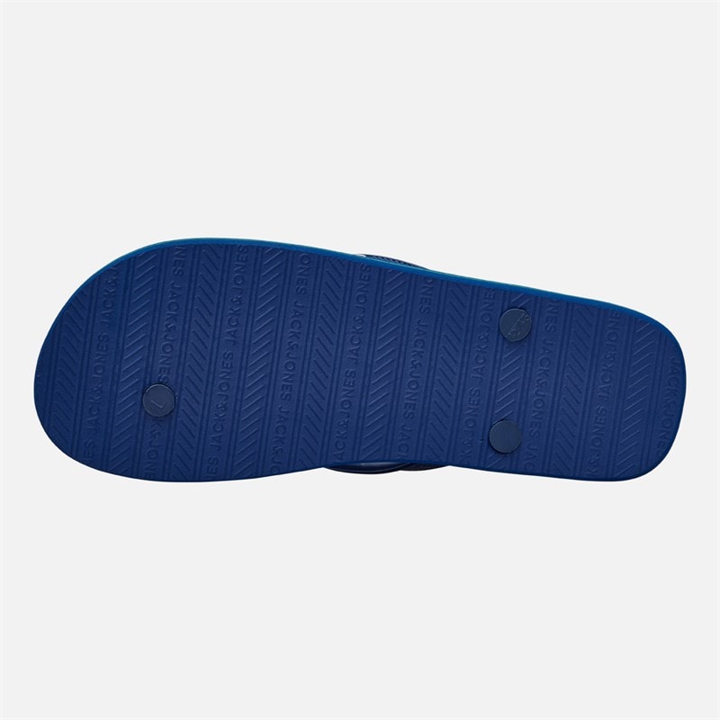 JACK & JONES Herren Basic Flip Flops Blue Quartz - Bild 3