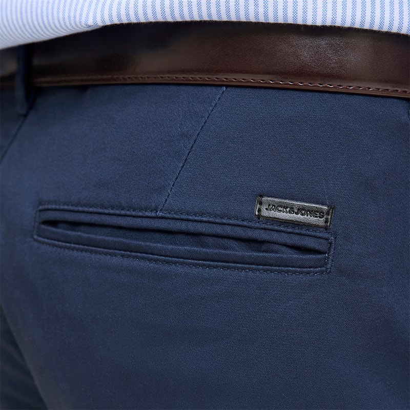 JACK & JONES Heren Chino Broekjes Navy Blazer - Afbeelding 2