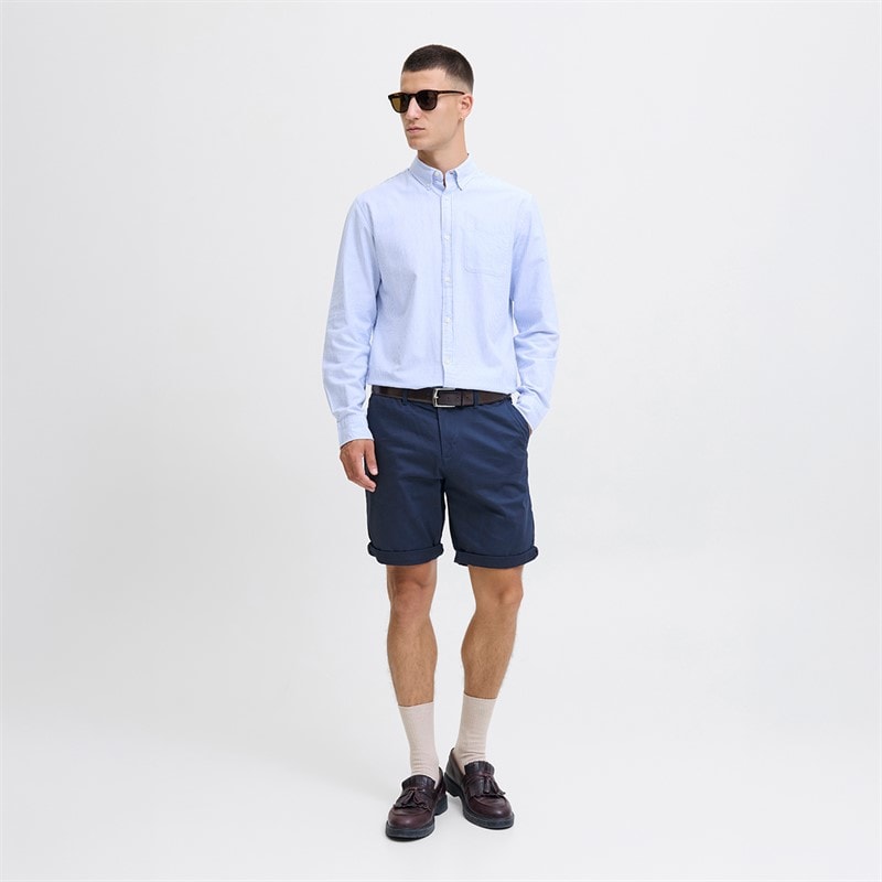 JACK & JONES Heren Chino Broekjes Navy Blazer - Afbeelding 4
