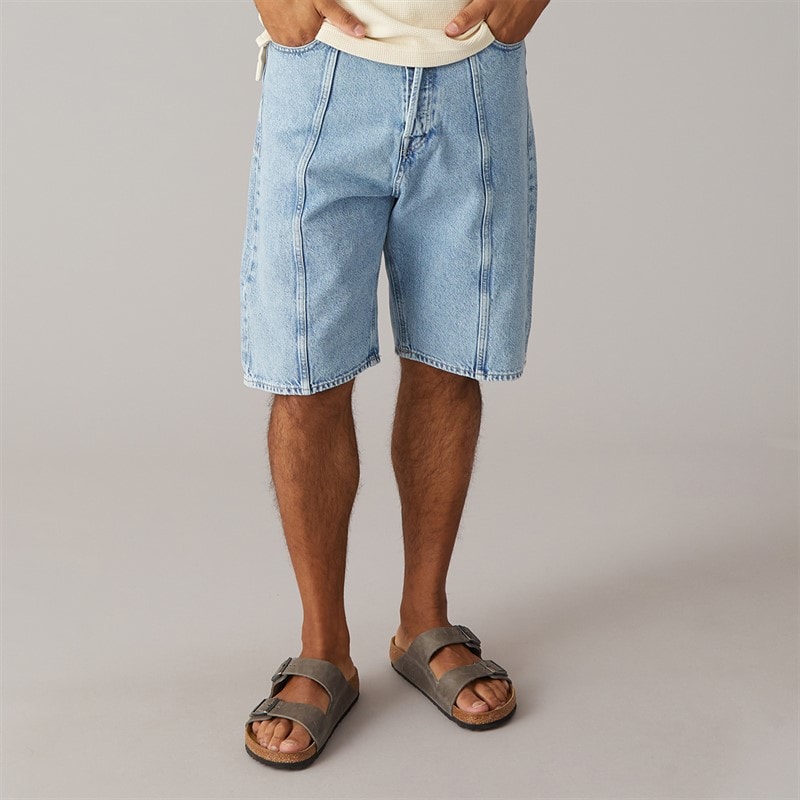 JACK & JONES Herren Ron Original Shorts SQ 291 Blauer Jeansstoff - Bild 1