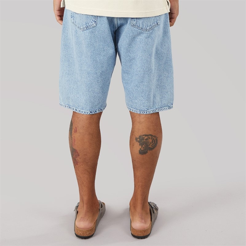 JACK & JONES Herren Ron Original Shorts SQ 291 Blauer Jeansstoff - Bild 2