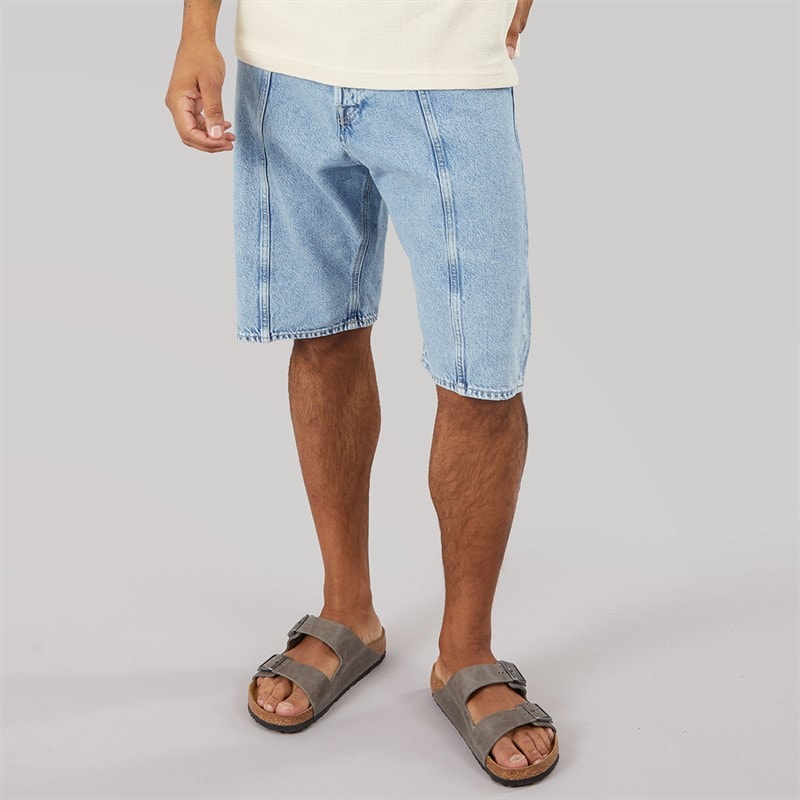 JACK & JONES Herren Ron Original Shorts SQ 291 Blauer Jeansstoff - Bild 3