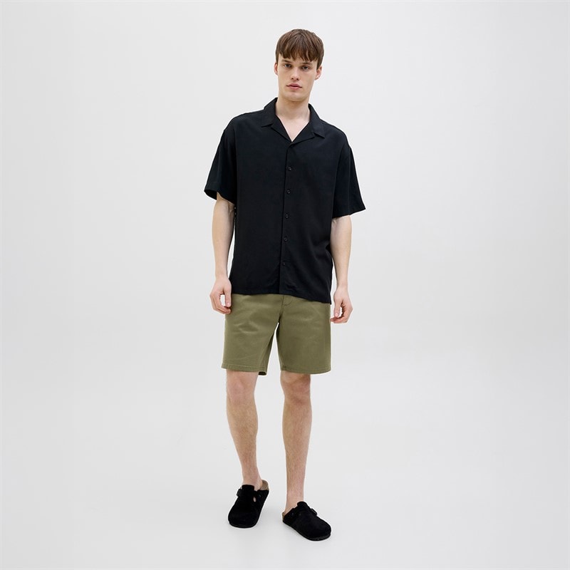JACK & JONES Herren Schicke Chino Shorts Deep Lichen Green - Bild 4