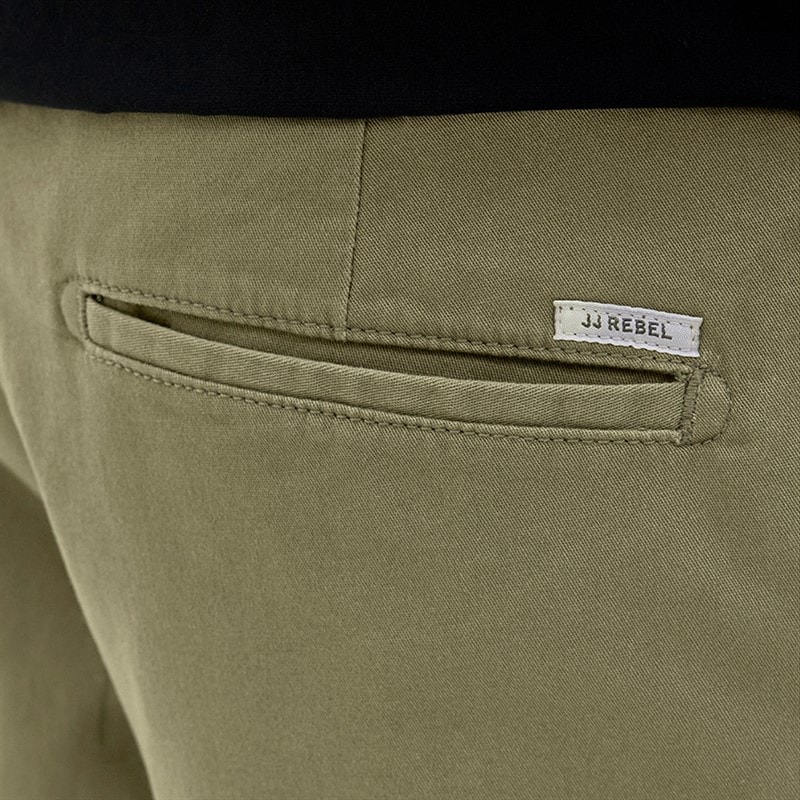 JACK & JONES Herren Schicke Chino Shorts Deep Lichen Green - Bild 5