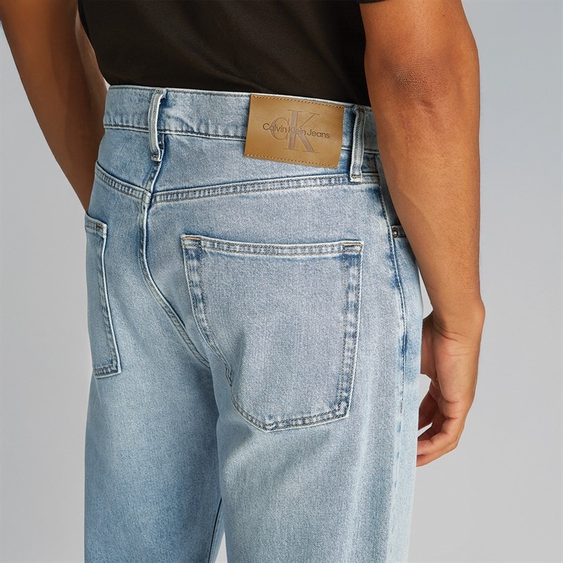 Calvin Klein Jeans Heren Standaard Rechte Jeans Denim Licht - Afbeelding 2