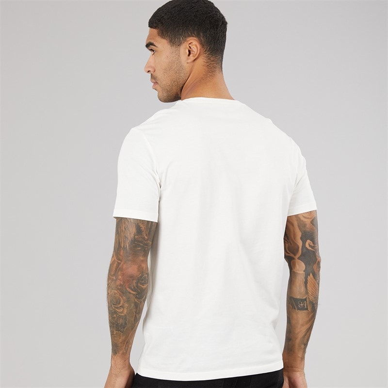 Calvin Klein Jeans T-shirt z graficznym z logo CKJ dla niego kolor White Greige – zdjęcie  2