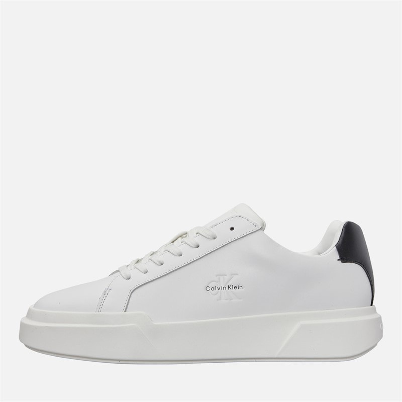 Calvin Klein Jeans Herren Chunky Sohle Turnschuhe Bright White/Schwarz