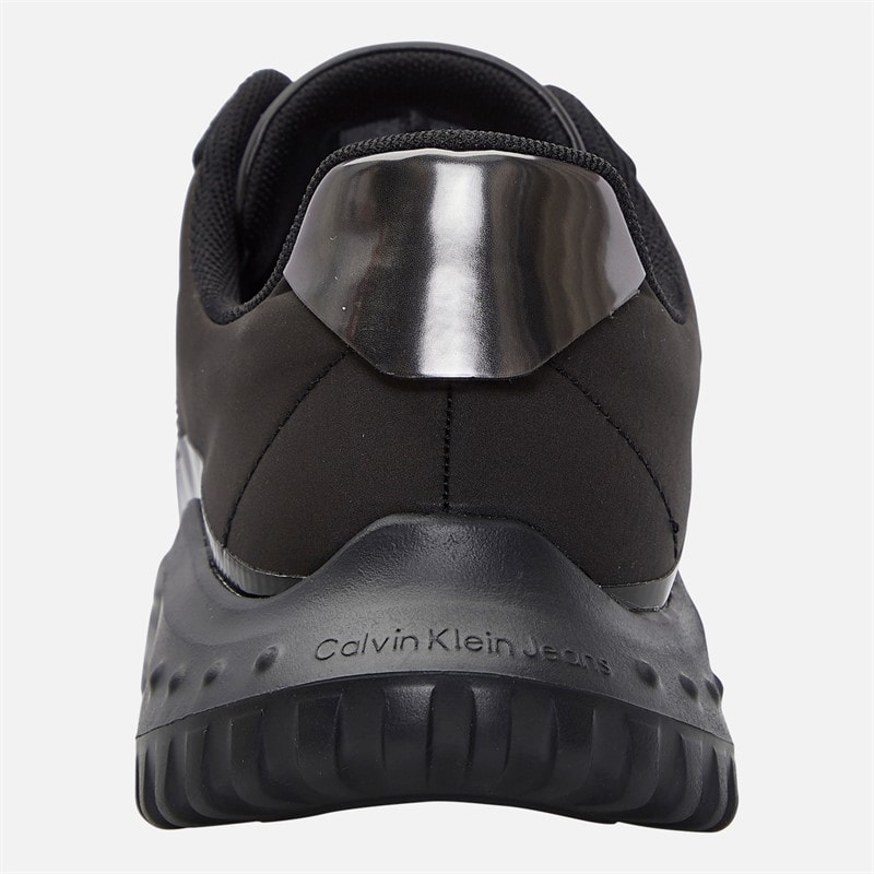 Calvin Klein Jeans Dames Eva Runner Sneakers Triple Black - Afbeelding 3