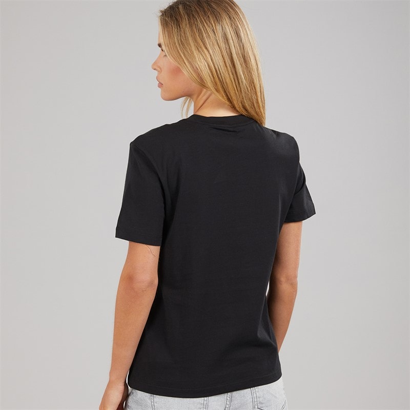 Calvin Klein Jeans Damen Classic Logo T Shirt Schwarz - Bild 2