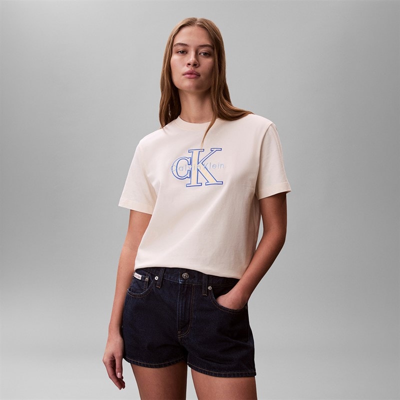 Calvin Klein Jeans T-shirt classique Femme Calico