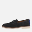 Clarks Heren Premium Atticus LT Slip Schoenen Navy Suede