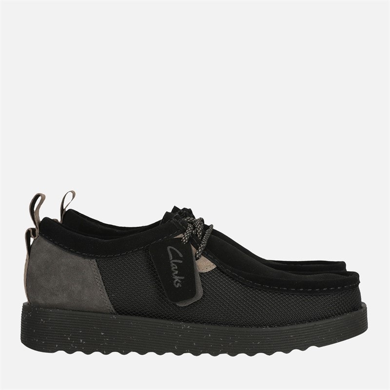 Clarks Heren Premium FTR2LO Wallabee Schoenen Black Combi - Afbeelding 5