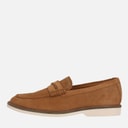 Clarks Heren Premium Atticus LT Slip Schoenen Cola Suede