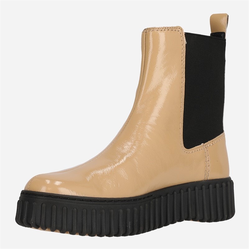 Clarks Damen Torhill Maple Schuhe Beige Lack - Bild 3