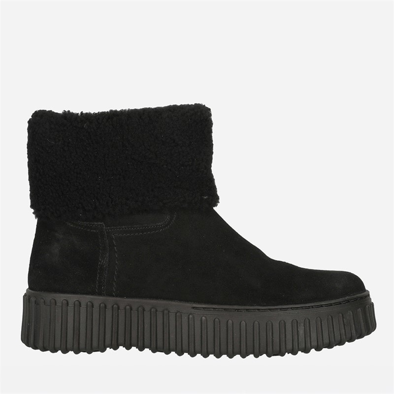 Clarks Torhill Turn buty dla niej kolor Czarny z białym wykończeniem