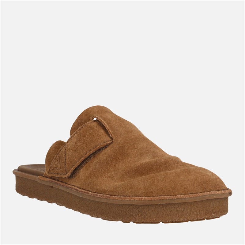 Clarks Heren Premium Litton Mule G Sandalen 1224 Cola Suede