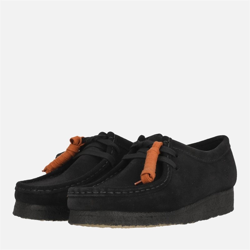 Clarks Dames Originals 2 Wallabee D Schoenen 1219 Black Suede - Afbeelding 1