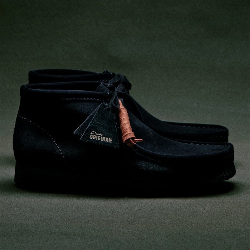 Clarks Homme Originals 2 Wallabee G Bottines 1219 Black Suede - Image 3