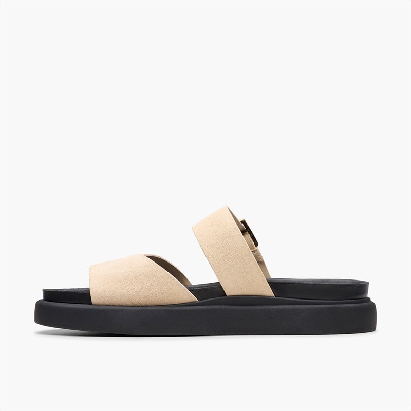 Clarks Dames Aristella D-Fit Slippers Ecru - Afbeelding 5